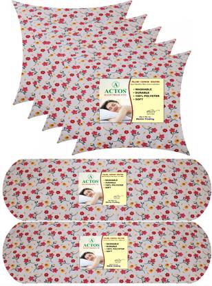ACTOS Microfibre Bolster Pack of 7 Floral