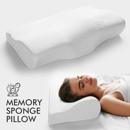 E-Callum Memory Foam Sleeping Pillow Pack of 1 Solid