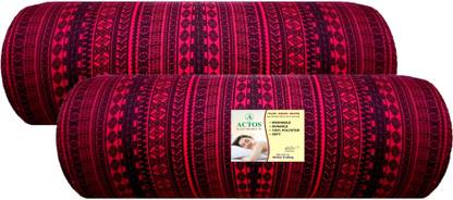 ACTOS Microfibre Bolster Pack of 2 Geometric Round