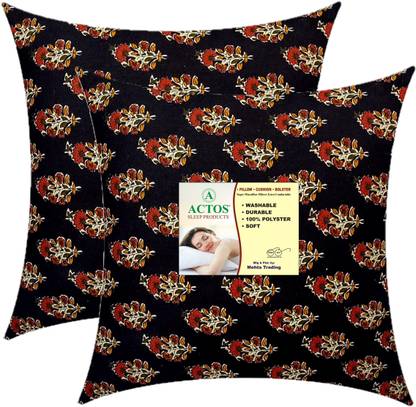 ACTOS Microfibre Floral Cushion Pack of 2