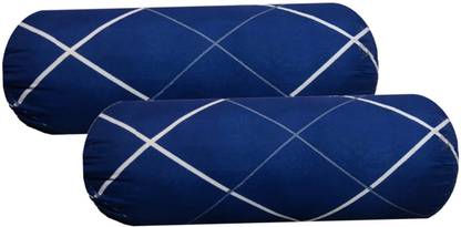 Changers Microfibre Bolster Pack of 2 Stripes Round Bolster