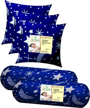 ACTOS Microfibre Bolster Pack of 5 Geometric