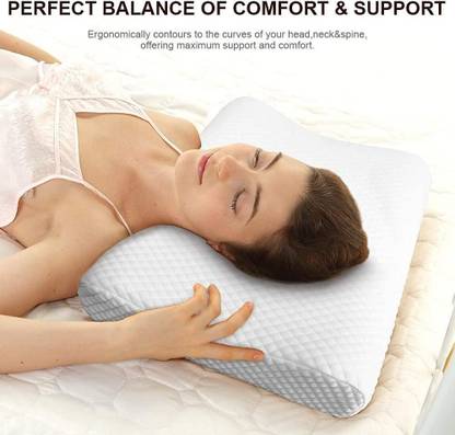 EVAGROW PLUS Memory Foam Foam Filled Flap Standard Size Pillow Protector