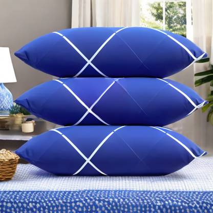 LIPONOS LUXURY Polyester Fibre Solid Sleeping Pillow Pack of 3