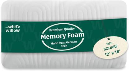 The White Willow Foam Solid Sleeping Pillow Pack of 1