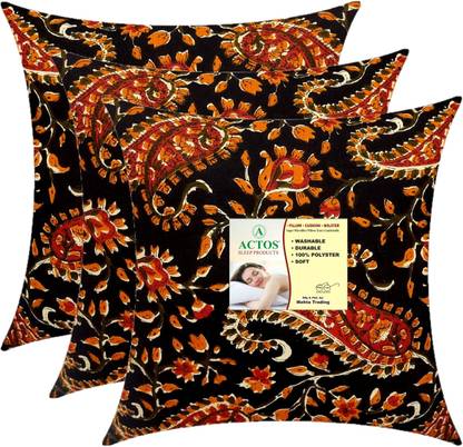 ACTOS Microfibre Cushion Pack of 3 Floral