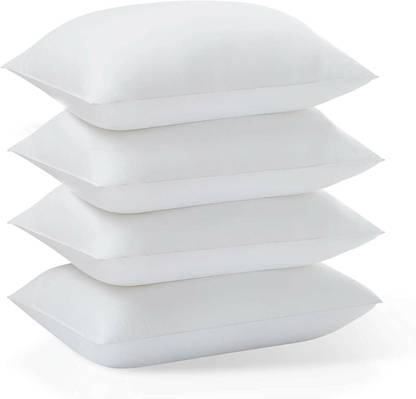 THE COSMO Microfibre Sleeping Pillow Pack of 4 Solid