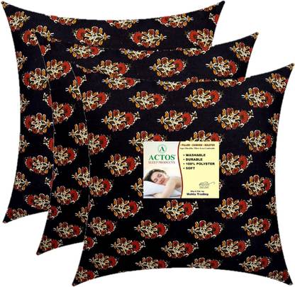 ACTOS Microfibre Cushion Pack of 3 Floral