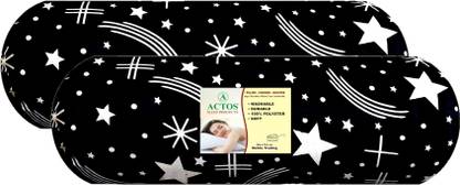 ACTOS Microfibre Bolster Pack of 2 Geometric