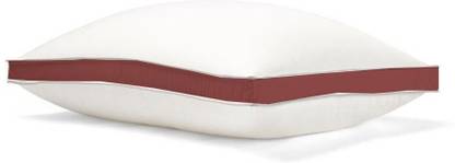 CRAZY WORLD Microfibre Sleeping Pillow Pack of 1 Solid Luxury gusset pillow