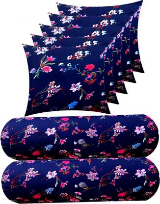 GKM Microfibre Sleeping Pillow Pack of 7 Floral