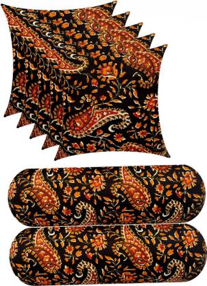 ACTOS Microfibre Bolster Pack of 7 Floral