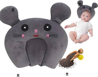 व्हाइट बबल Rai Pillow Velvet, Baby Head Shaping Takiya Soft Pillow Infant सरसों के बीज टून्स और कैरेक्टर बेबी पिलो 1 का पैक