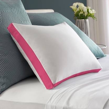 CRAZY WORLD Microfibre Sleeping Pillow Pack of 1 Solid Luxury gusset pillow