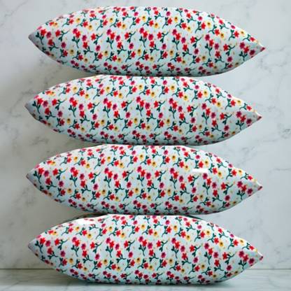 fulffystyl LUXURY Microfibre Abstract Sleeping Pillow Pack of 4