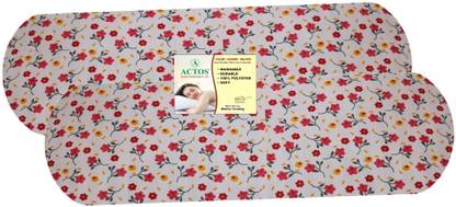 ACTOS Microfibre Bolster Pack of 2 Solid