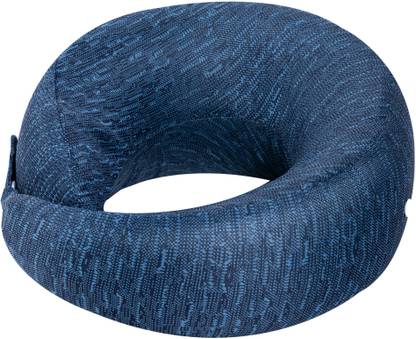 MY ARMOR Memory Foam Travel Neck Pillow for Flights, Car, Train, Adjustable Height, Memory Foam Abstract Travel Pillow Pack of 1