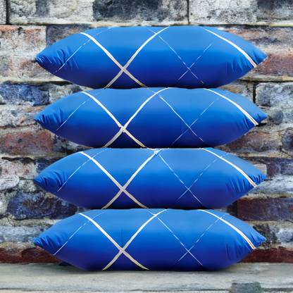 YPOLOIPO LUXURY Polyester Fibre Abstract Sleeping Pillow Pack of 4