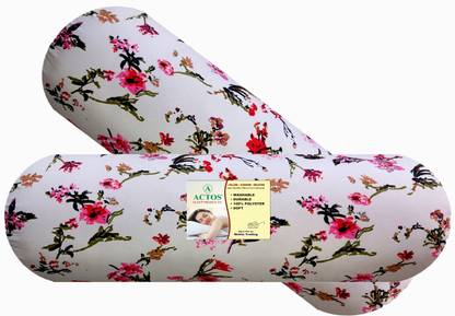 ACTOS Microfibre Bolster Pack of 2 Floral