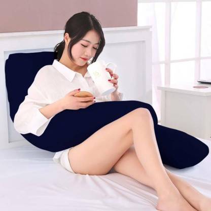 VAMIKA ENTERPRISES Polyester Fibre Body Pillow Pack of 1 Solid