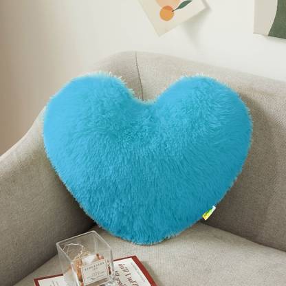 Cyuteenuts Microfibre Cushion Pack of 1 Solid Fur pillow