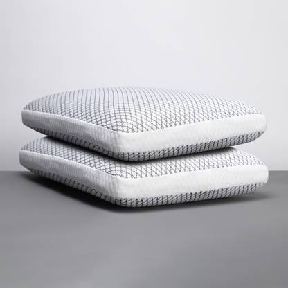 LA VERNE Luxury Memory Foam Geometric Sleeping Pillow Pack of 2
