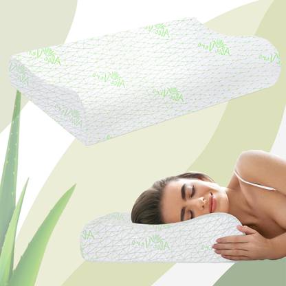 AYKA Memory Foam Orthopaedic Pillow Pack of 1 Solid