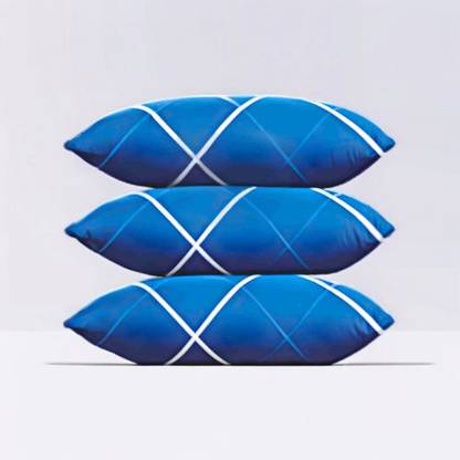 fulffystyl luxury Microfibre Solid Sleeping Pillow Pack of 3