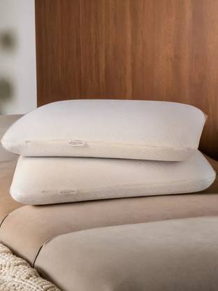 Sleepsia Ventilated Memory foam Pillow Memory Foam Geometric Orthopaedic Pillow Pack of 2