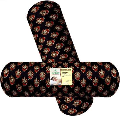 ACTOS Microfibre Bolster Pack of 2 Floral