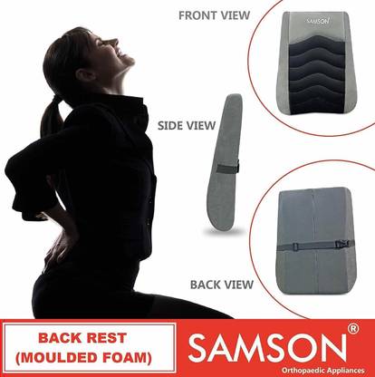 SAMSON Memory Foam Solid Orthopaedic Pillow Pack of 1