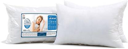 STATUS Microfibre Solid Sleeping Pillow Pack of 2