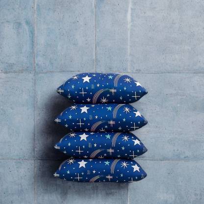 CATHROL Microfibre Sleeping Pillow Pack of 4 Abstract