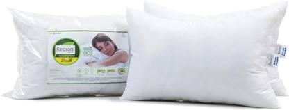 RECORN || Soft and Luxury || Microfibre, Polyester Fibre Solid Sleeping Pillow Pack of 2