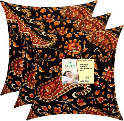ACTOS Microfibre Cushion Pack of 3 Floral