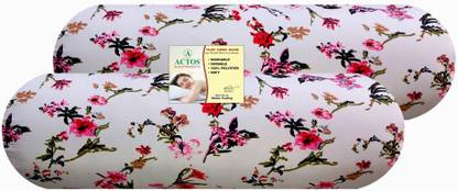 ACTOS Microfibre Bolster Pack of 2 Floral