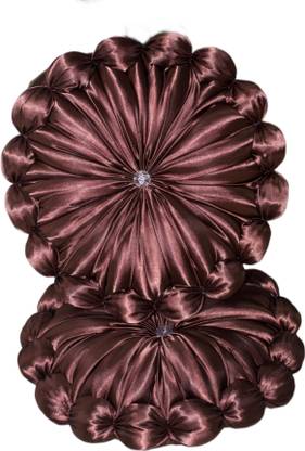 RACCOON Microfibre Cushion Pack of 2 Solid Decorative Touch