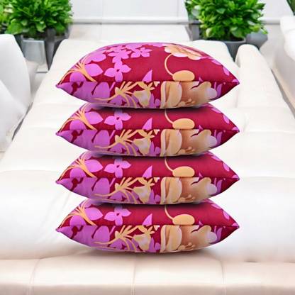 GZZZSD Microfibre Sleeping Pillow Pack of 4 Solid
