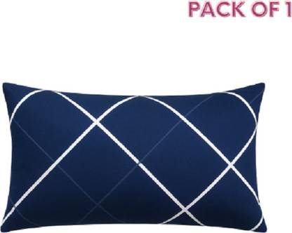 maatrikaa Polyester Fibre Sleeping Pillow Pack of 1 Nature Blue Line Pillow Polyster Fibre - 17*27 inch