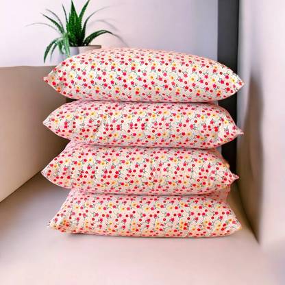 GZZZSD Microfibre Sleeping Pillow Pack of 4 Solid