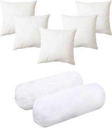 BOUGEONS 2 Bolester 5 Cushion Microfibre Stripes Bolster Pack of 7