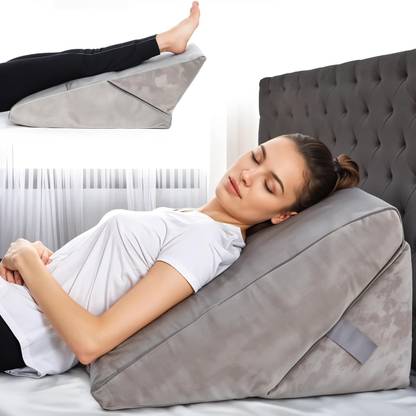 Orthowala Memory Foam Solid Orthopaedic Pillow Pack of 1
