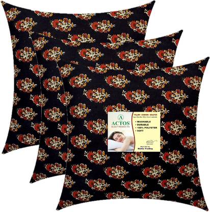 ACTOS Microfibre Cushion Pack of 3 Floral