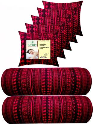ACTOS Microfibre Bolster Pack of 7 Abstract