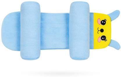 स्नग्निबल "Baby Sleeping Booster Newborn Pillow - Soft Plush Infant Sleep Support Cushion" माइक्रोफाइबर एनिमल्स बेबी पिलो 1 का पैक