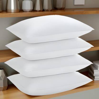 CIEZAR Microfibre Sleeping Pillow Pack of 4 Solid