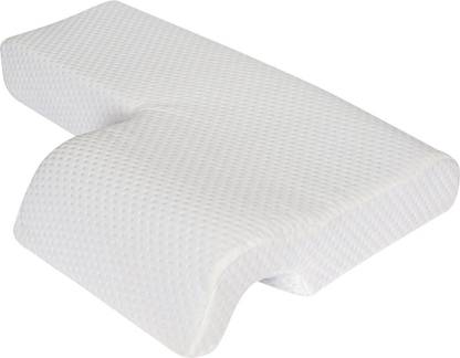 METRON Couple Hug Arm Hand Pressure Love Pillow for Sleeping for Husband & Wife Perfect Memory Foam Solid Sleeping Pillow Pack of 1