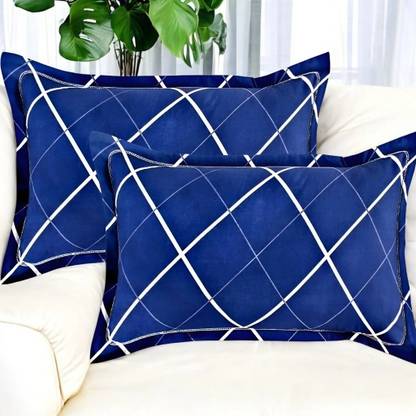 GZZZSD LUXURY Microfibre Solid Chair Pad Pack of 2