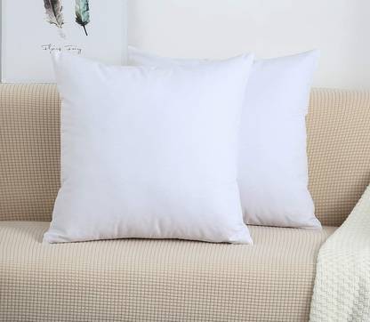 LaVichitra by Urban Arts (Size 16 x 16 Inches) Polyester Fibre Solid Cushion Pack of 2