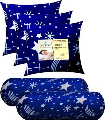 ACTOS Microfibre Bolster Pack of 5 Geometric